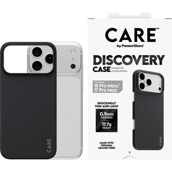 PanzerGlass CARE Discovery MagSafe kryt Apple iPhone 18 Pro Max/17 Pro Max Aramid - Puzdra - Obrázok d_6447f87a6c50407bbf144ab2c706d0f0