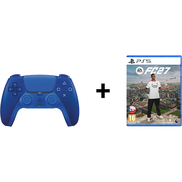 DualSense Wireless Controller Icon Blue + EA Sports FC 27 - Herné ovládače - Hlavný obrázok