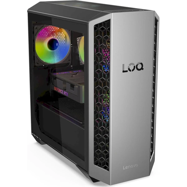 Lenovo LOQ Tower 26ADR10 (91DF001GMK) sivý/čierny - Stolné počítače - Hlavný obrázok