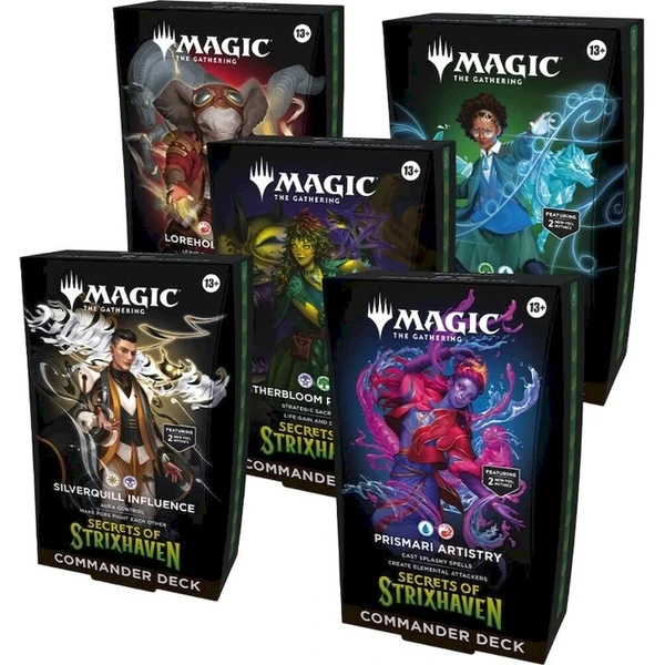 Magic: The Gathering - Secrets of Strixhaven Commander Box na balíčky (5 balíčkov) - MTG karty - Hlavný obrázok