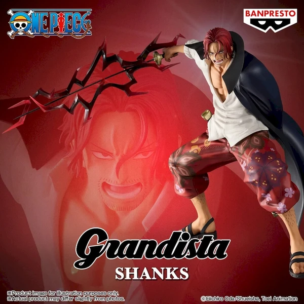Figurka Bandai Banpresto One Piece Grandista - Shanks 22 cm - Figúrky - Obrázok d_6560ee8f44e74d9192bcd1a7b8ef3ad7