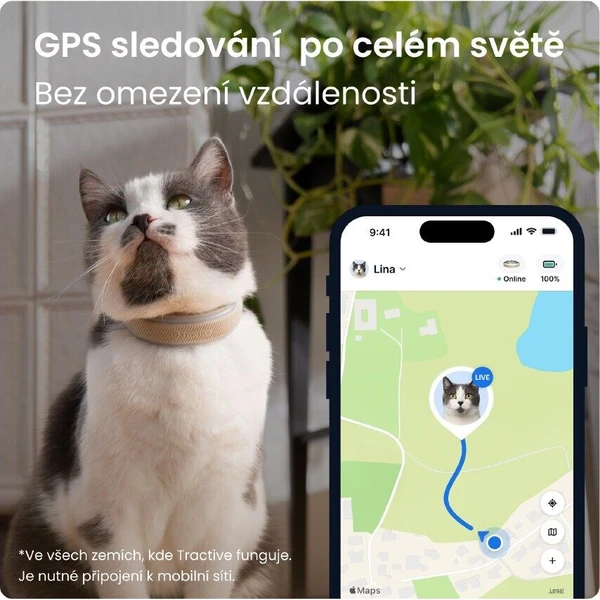 Tractive CAT 6 Mini chytrý GPS lokátor pre mačky hnedý - GPS Moduly  - Obrázok d_658ed5cebfd842e9a58e825a1e88a296