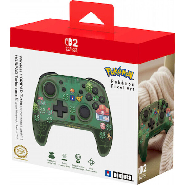 Herný ovládač HORI Wireless HORIPAD Turbo Pixel Green - Herné ovládače - Obrázok d_659c1a183af447ae981754ad6b0269a7