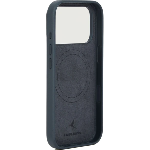 Troubadour Full Leather MagSafe kožený kryt iPhone 17 Pro/iPhone 18 Pro Basalt - Puzdra - Obrázok d_65a898a2f83043acaa7b1d8c732b3b67