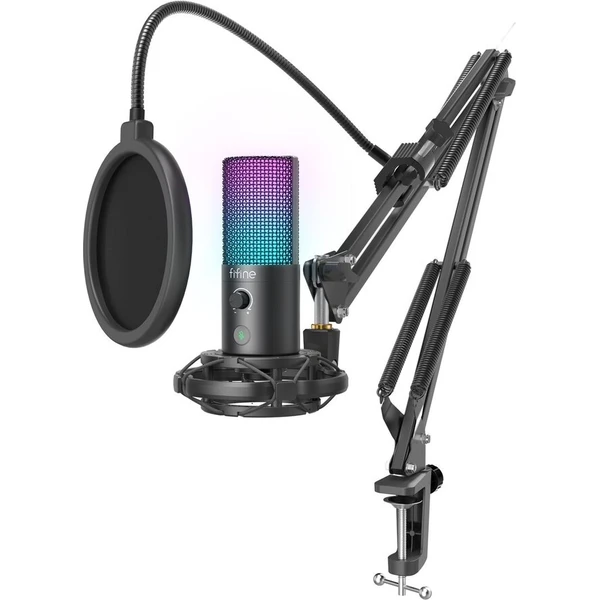 Fifine T669 PRO 3 mikrofón čierny - Mikrofóny - Obrázok d_66683ece32f74e1bb06a565441d6f86f