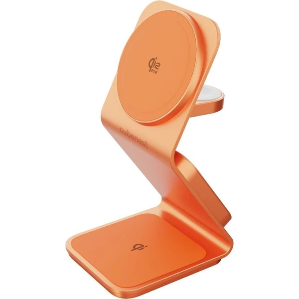 Cubenest SQ314 Qi2.2 (MagSafe) 3v1 nabíjačka (35W) oranžová - Nabíjačky - Obrázok d_66a8fe61cee047689aa87d243ce95e1b