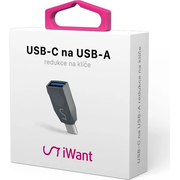 iWant USB-C/USB-A redukcia na kľúče vesmírne sivá (2. gen) - Káble a redukcie - Obrázok d_66bb0f58db2247a589c6f4b3ee3ad89e