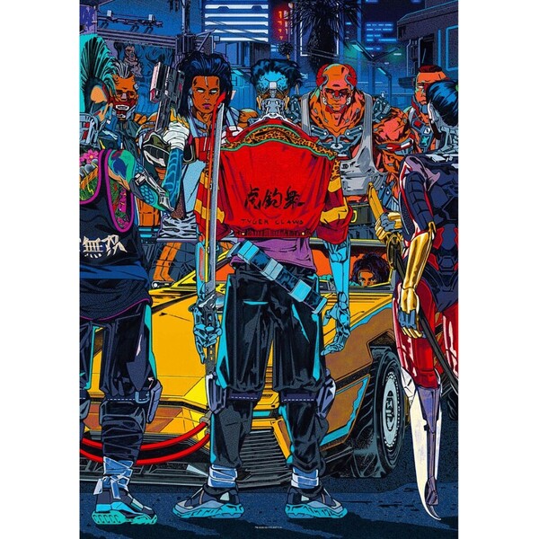 Komiksová hlavolam: Cyberpunk 2077 Kickdown (1000) - Puzzle - Obrázok d_672e16fcdfee443dbbb7f9a09b60d4a0