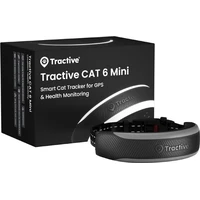 Tractive CAT 6 Mini smart GPS lokátor pre mačky čierny - GPS Moduly 