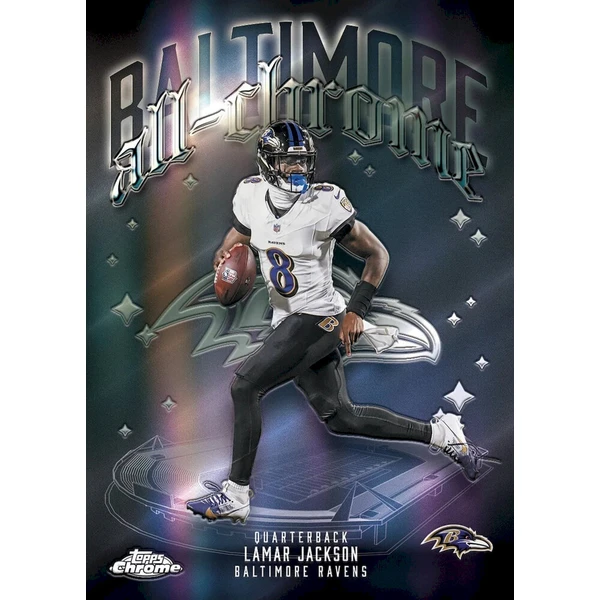Zberateľské karty Topps 2025 Chrome Football - Value Box - Zberateľské karty a nálepky - Obrázok d_6754240e9cff42fdb58bc601f21b7271
