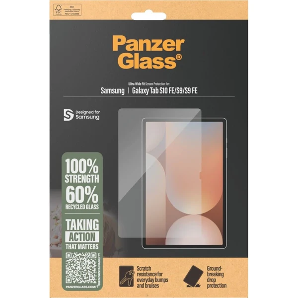PanzerGlass® Ultra-Wide Fit sklo Samsung Galaxy Tab S10 FE/S9/S9 FE - Ochranné fólie a sklo - Obrázok d_676ebfa9e91843f6b23748f81a748794