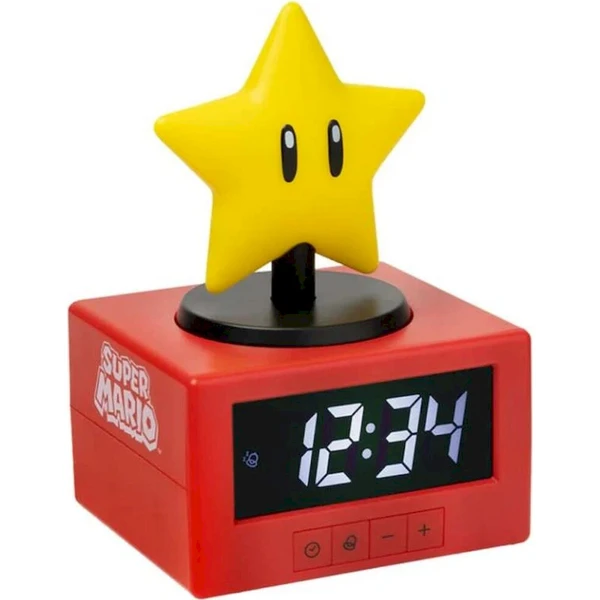 Budík Paladone - Super Mario - Super Star - Hodiny - Hlavný obrázok