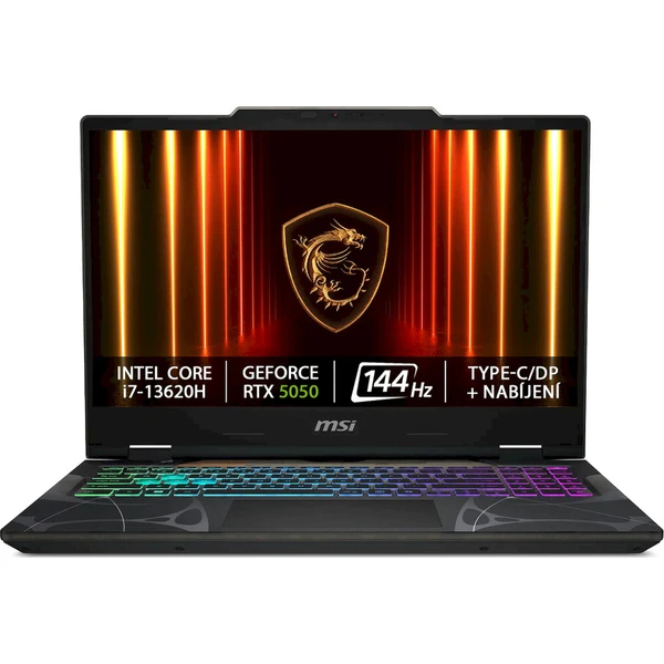 MSI Cyborg 15 (B13WEKG-477CZ) RTX 5050 čierny - Notebooky - Hlavný obrázok