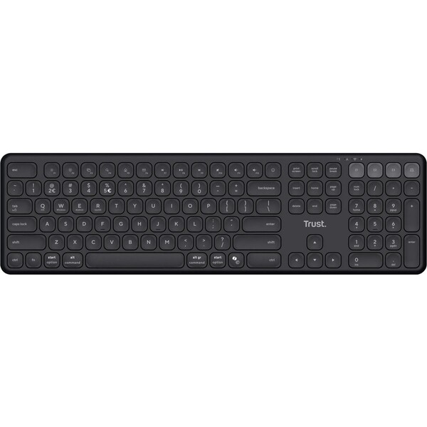 E-shop Trust VAIYA MULTIDEVICE klávesnica čierna (CZ/SK layout)