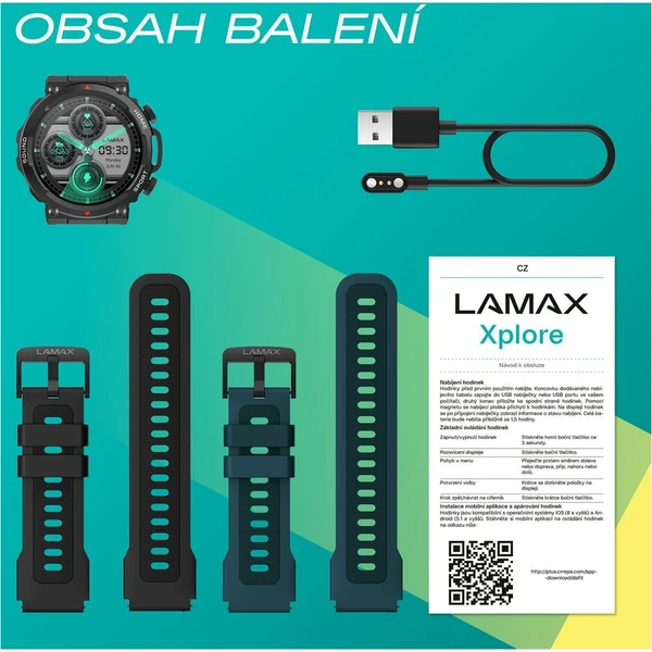 LAMAX Xplore chytré hodinky čierne - Inteligentné hodinky - Obrázok d_68166da2022040bc9d1346e8bf55172b