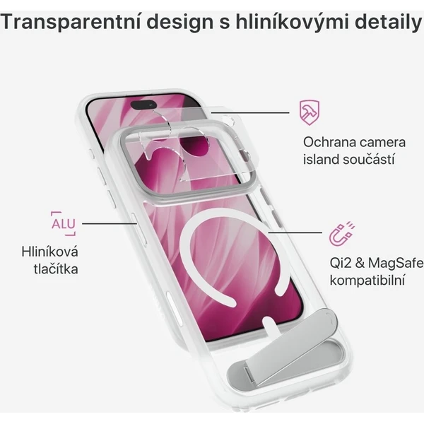 iWant Mag+ HeroStand MagSafe/Qi2 kryt se stojánkem iPhone 17 Pro Max/18 Pro Max matný - Puzdra - Obrázok d_682f726f808c40e9bb99edce0ad06545