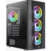 Aerocool Prism FRGB Midi-Tower ATX čierna - Počítačové skrine