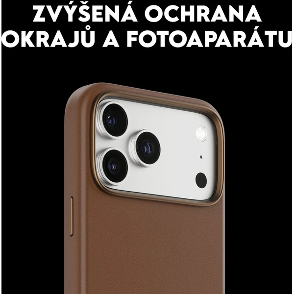 PanzerGlass® CARE SOLO MagSafe kryt z vegánskej kože iPhone 17e/16e hnedý - Puzdra - Obrázok d_68bd2ebe01c3485788223e77feb69f08