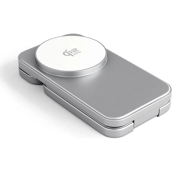 Spello ForceBase Qi2 25W 3in1 Fold MagSafe nabíjací stojan strieborný - Nabíjačky - Obrázok d_68c8466cc356492e93a5f0f3dcd4d336