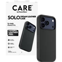 PanzerGlass® CARE SOLO MagSafe kryt z vegánskej kože iPhone 17 Pro čierny - Puzdra