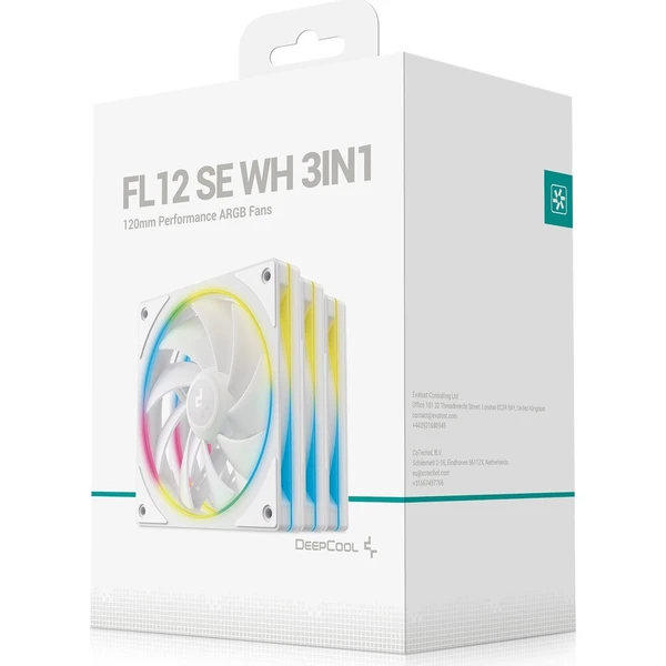 DEEPCOOL FD12 SE WH 3v1 3x 120mm ARGB biela - Ventilátory pre PC - Obrázok d_693122a8e3514ba08921c99da33a65c2