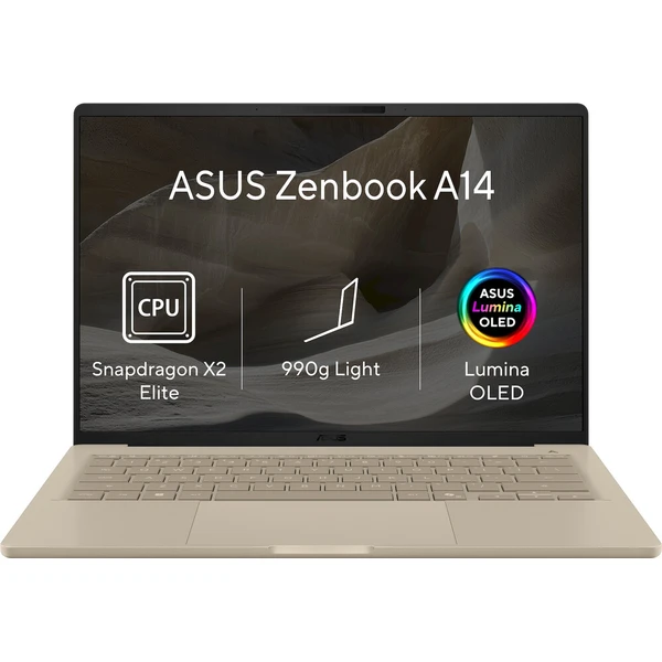 ASUS Zenbook A14 (UX3407NA-OLED211WZ) béžový - Notebooky - Hlavný obrázok