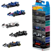 Mattel Hot Wheels Formule 1 - sada angličákov 5ks - Hračky