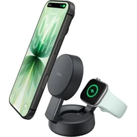 Belkin UltraCharge™ PRO Qi2 25W 2v1 MagSafe nabíjačka tmavomodrá - Nabíjačky