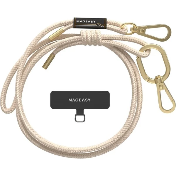 MagEasy Strap Lanyard 6mm univerzálny popruh Béžová - Popruhy - Hlavný obrázok