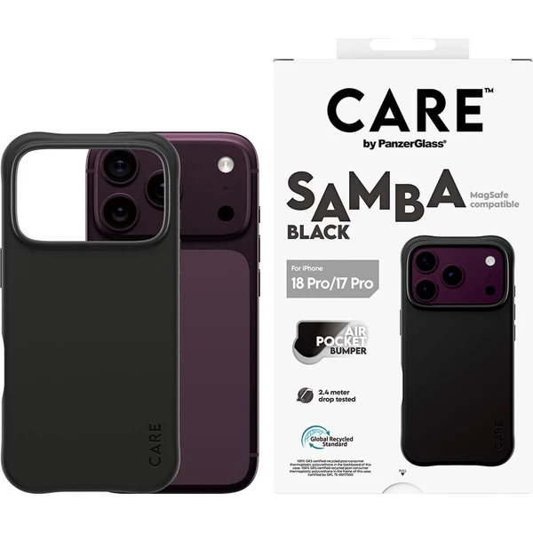 PanzerGlass CARE Samba MagSafe kryt Apple iPhone 18 Pro/17 Pro černý - Puzdra - Obrázok d_6a0019443a8946e08ef6fd4e03403035