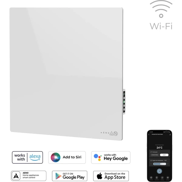 AENO GH11s Quadro chytré topení 500W bílé - Ohrievače - Obrázok d_6a48b27065f440db8d5fa2f8f6de666c