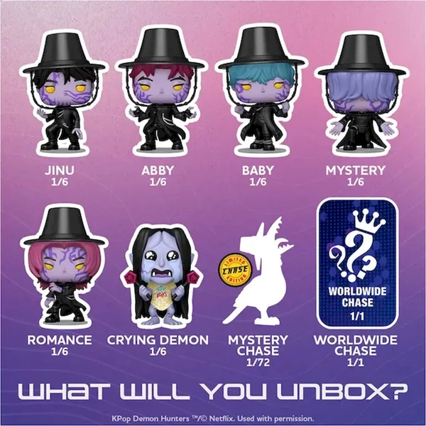 Funko POP! Mystery: K-Pop Demon Hunters (Šance na chase) - Funko POP! - Obrázok d_6a6f51ae743c40a3a81e5c04766055c4