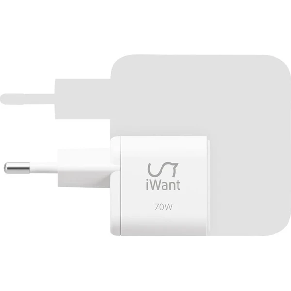 iWant UltraBoost Micro AVS GaN 70W nabíjačka biela - Nabíjačky - Obrázok d_6abbf0b959be4fcb857056302135c890