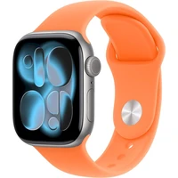 Apple Watch 42/41/40/38mm mandarínkový športový remienok S/M - Remienky