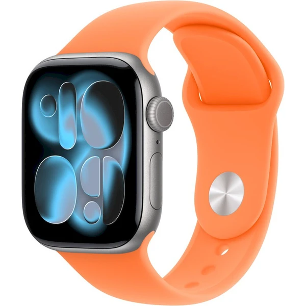 Apple Watch 42/41/40/38mm mandarínkový športový remienok S/M - Remienky - Hlavný obrázok