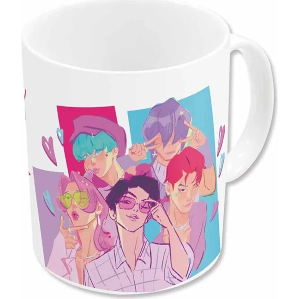 Hrnček K-Pop Demon Hunters - Saja Boys 325 ml - Hrnčeky - Hlavný obrázok