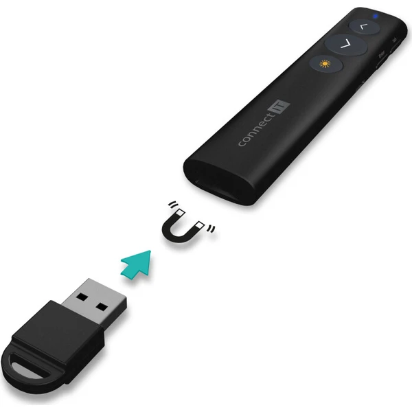 CONNECT IT LaserPoint laserové ukazovátko čierne - Ovládače - Obrázok d_6bd41ee466b8471e9985c18f2cd9d3f0