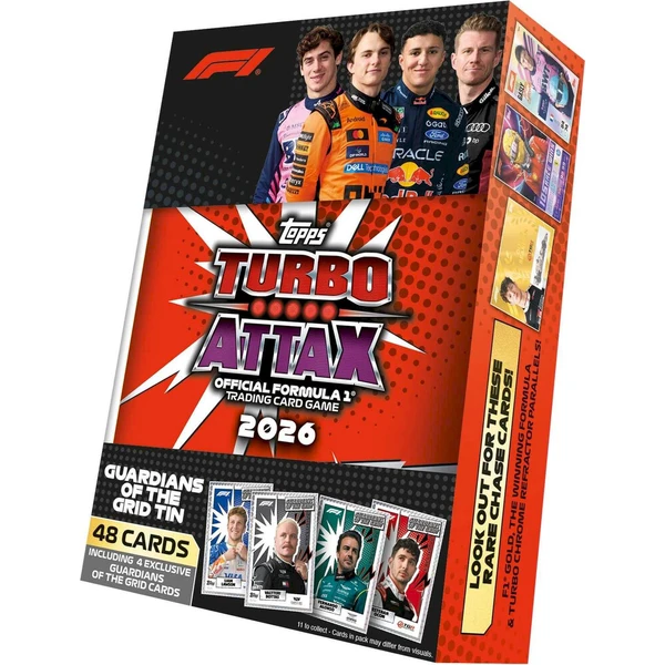 Topps Formula 1 2026 Turbo Attax - Mega Tin - Karty Formula 1 - Hlavný obrázok