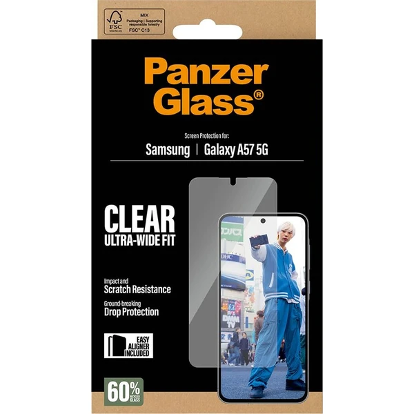 PanzerGlass® Ultra-Wide Fit sklo s inštalačným rámčekom Samsung Galaxy A57 - Ochranné fólie a sklo - Obrázok d_6c8ea57f792943c68dc8a7c59db2abf4