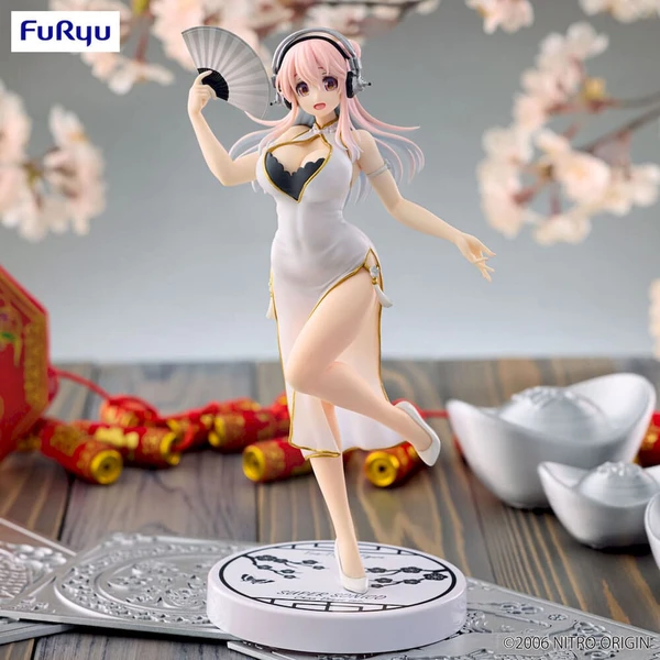 Figúrka Furyu Super Sonico Trio-Try-iT - White China Dress 21 cm - Figúrky - Hlavný obrázok