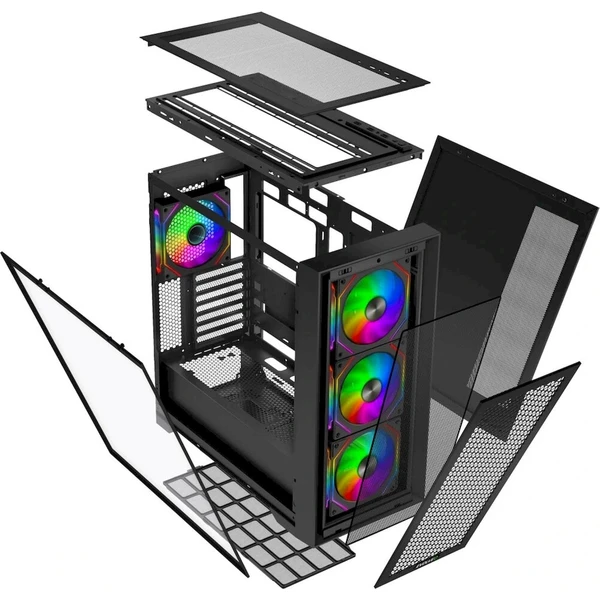 EVOLVEO Rhino 4x ARGB - Počítačové skrine - Obrázok d_6dda92b4278548758c3a9371e7c9f3d5