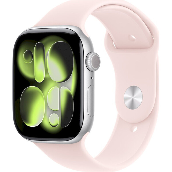 E-shop Apple Watch 49/46/45/44mm jemne ružový športový remienok S/M