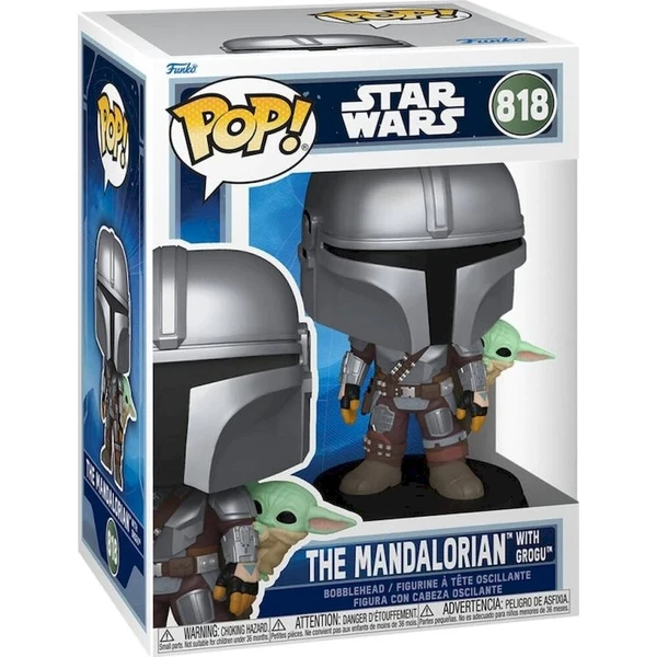 Funko POP! #818 Star Wars: Mandalorian - The Mandalorian with Grogu - Funko POP! - Obrázok d_6e50180085e14aa28349b8f169217d42
