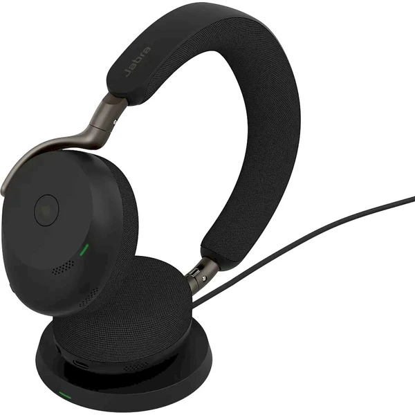 Jabra Evolve3 75 MS USB-C dongle s nabíjacím stojanom čierna - Slúchadlá - Obrázok d_6e982fc204f64ce59400df934c79f463