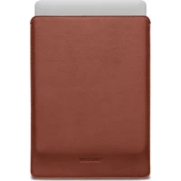 Woolnut Leather Sleeve kožené puzdro MacBook Neo hnedé - Puzdra