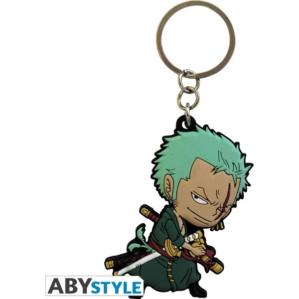 Gumová kľúčenka Abysse Corp One Piece - Zoro - Kľúčenky - Obrázok d_6eca4be429284a6883f5a0176f5c5b64