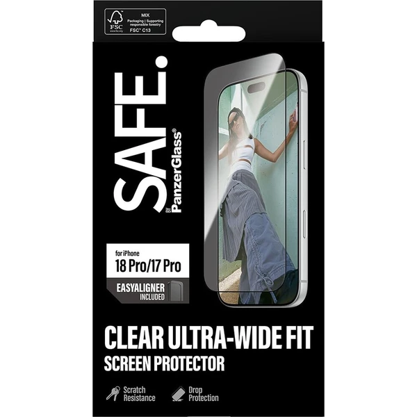 PanzerGlass SAFE sklo Apple iPhone 18 Pro/17 Pro s instalačním rámečkem - Ochranné fólie a sklo - Obrázok d_6f38df7d9acc4c5ea36c6bd85a301ad2