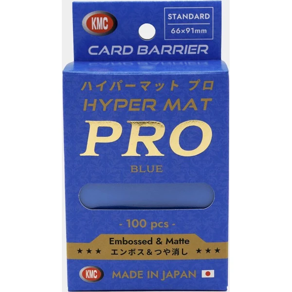 KMC Standard Sleeves - Hyper MAT PRO Blue (100 Rukávov) - Obaly na karty - Hlavný obrázok