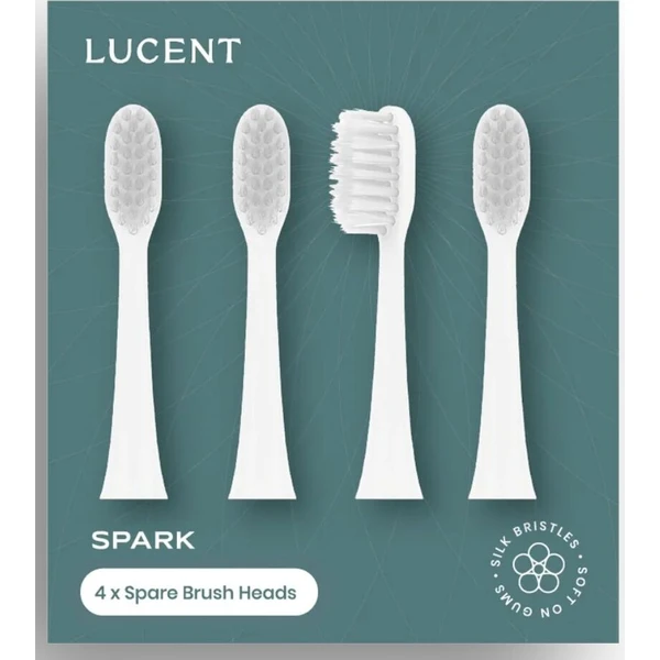 Be Lucent Spark Sonic Heads náhradní hlavice (4-pack) bílé - Náhradné hlavice - Hlavný obrázok