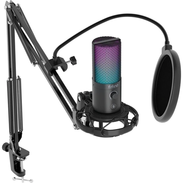 Fifine T669 PRO 3 mikrofón čierny - Mikrofóny - Hlavný obrázok